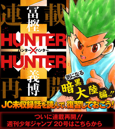 新巻34巻が6 26に発売 ハンターハンター六月から再開www ぷらすtwitterまとめ 懐古スイッチ 新巻34巻が6 26に発売 ハンターハンター六月から再開www ぷらすtwitterまとめ 懐古スイッチ