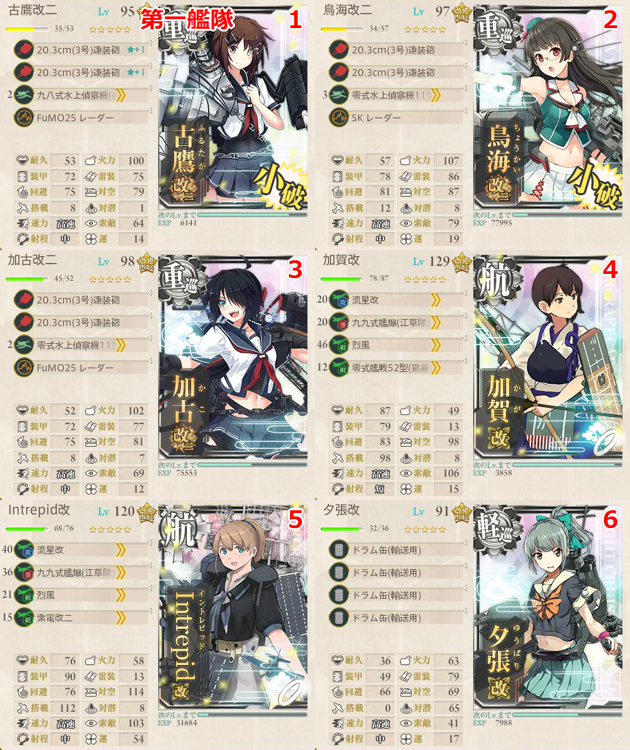 クリア報告 18年7月 新編成 三川艦隊 鉄底海峡に突入せよ 5 1 5 3 5 4 艦これ2 4突破したからブログかく クリア報告 18年7月 新編成 三川艦隊 鉄底海峡に突入せよ 5 1 5 3 5 4 艦これ2 4突破したからブログかく