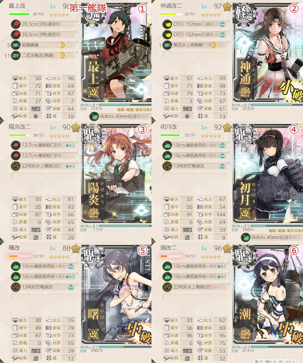 クリア報告 第七駆逐隊 南西諸島を駆ける 2 1 2 2 2 3 2 4 艦これ2 4突破したからブログかく