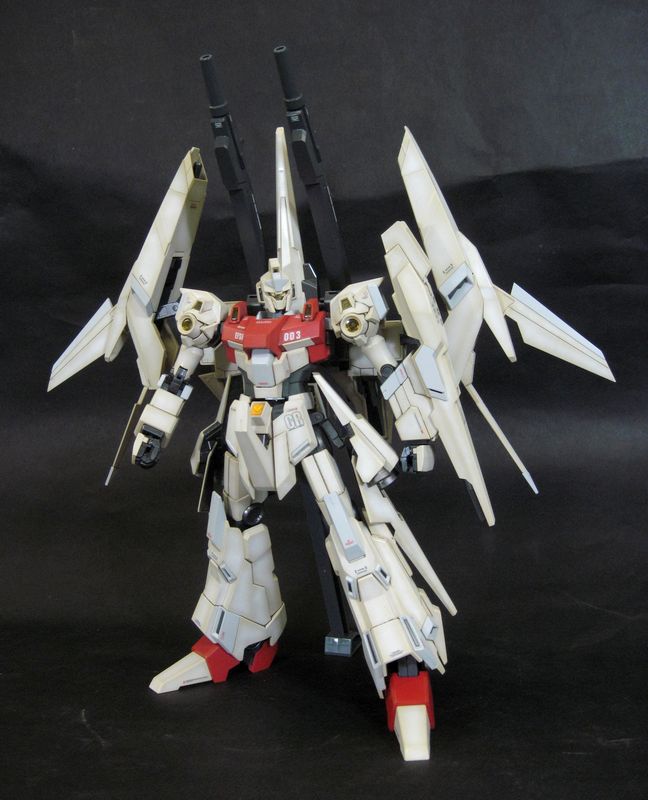 ｍｇ リゼルｃ型 ディフェンサーｂユニット 完成 中央工学校 模型同好会