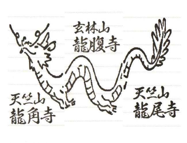 龍の三寺・・印旛沼の龍伝承