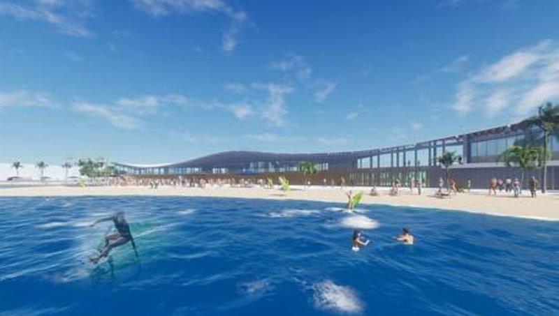 流山IC西部に整備される「ウエーブプール施設」の概要が公開