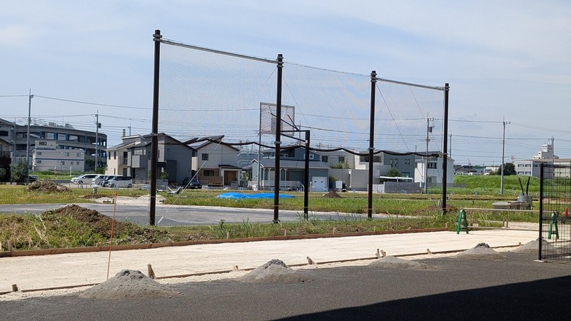 「柏の葉キャンパス」の「2号近隣公園」の工事状況（2026年7月11日）
