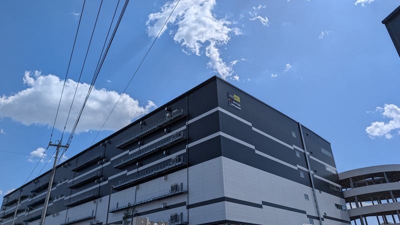「柏インター西地区」で建設中の物流施設「Landport 柏II」の工事状況（2026年5月10日）