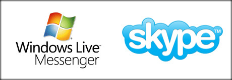 Windows Live Messenger �� Skype