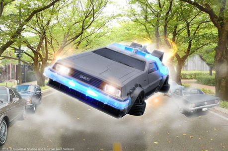 CRAZY CASE BACK TO THE FUTURE II DELOREAN TIME MACHINE