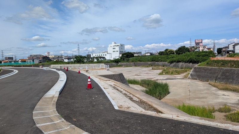 「柏の葉キャンパス」南東部の「4号調節池」周辺で工事が開始