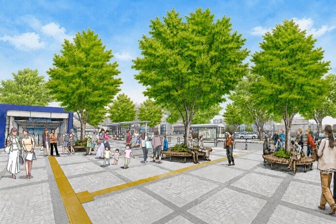 南流山駅前広場改修基本計画