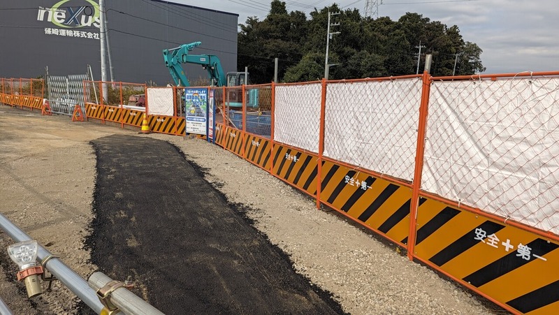 都市軸道路の工事進行に伴う「国道16号」の拡幅工事状況（2026年10月23日）