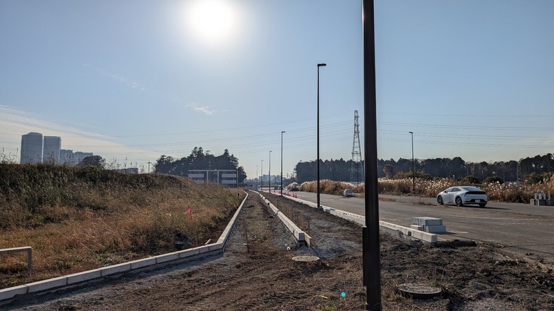 都市軸道路「国道16号アンダーパス」周辺の工事状況（2025年12月8日）