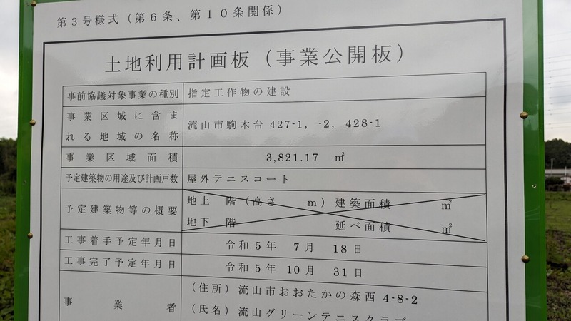 流山グリーンテニスクラブ
