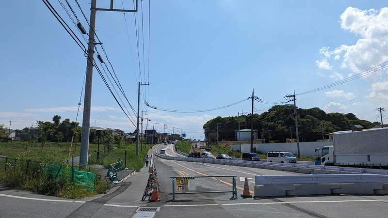 都市軸道路「下花輪駒木線」の4車線化工事の状況を見てきた（2024年5月25日）