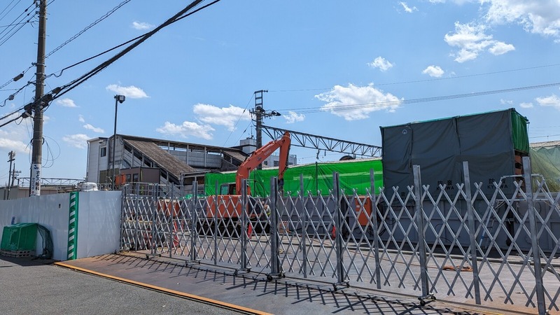 東武アーバンパークライン「初石駅」の橋上駅舎と自由通路の工事状況を見てきた（2024年5月25日）