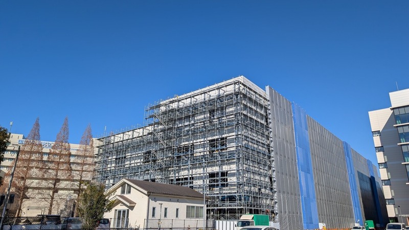 三井不動産の賃貸ラボ&オフィス「三井リンクラボ柏の葉2」の工事状況（2026年2月3日）