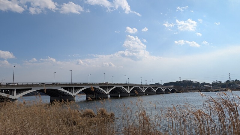 湖岸堤遊歩道
