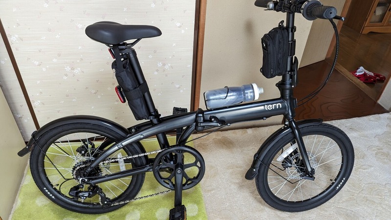 20インチの折りたたみ自転車「Tern LINK B8」のファースト