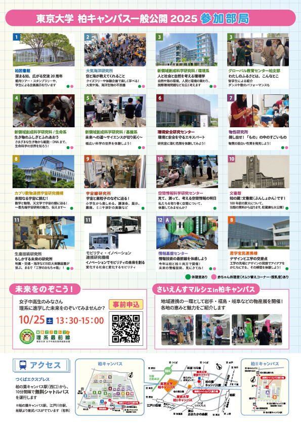 東京大学柏キャンパス一般公開2025