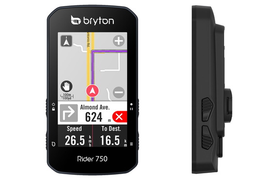 Brytonがカラータッチスクリーン搭載のGPSサイコン「Rider 750