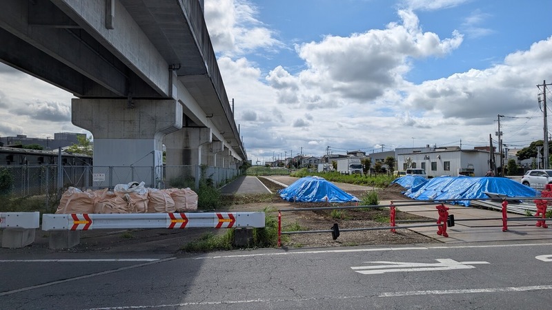 都市軸道路「柏の葉キャンパス-流山おおたかの森」間の道路整備工事（2026年9月5日）