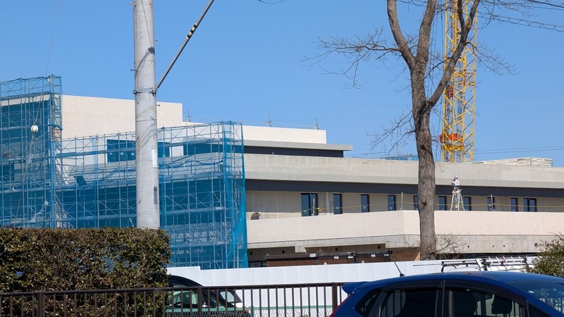 「（仮称）柏市こども・若者相談センター」の建設工事状況（2026年3月12日）