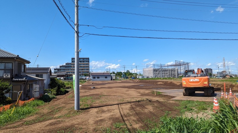 流山市都市計画道路「新川南流山線」の工事状況を見てきた（2024年5月29日）