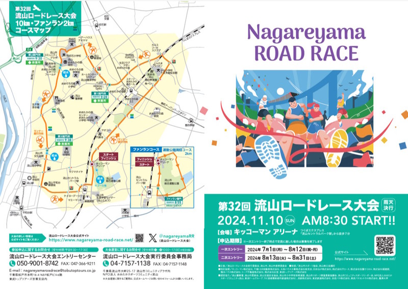 流山ロードレース大会