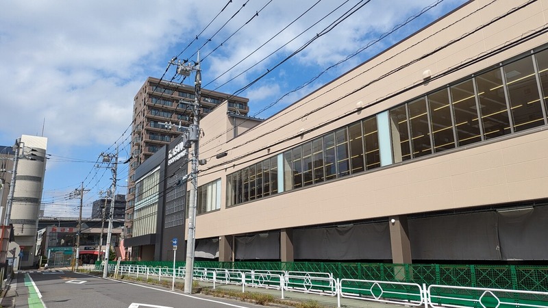 三郷駅南口の商業施設「BLANDE三郷」の工事状況を見てきた（2024年5月16日）