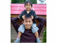 元旦カイとパパ(小)