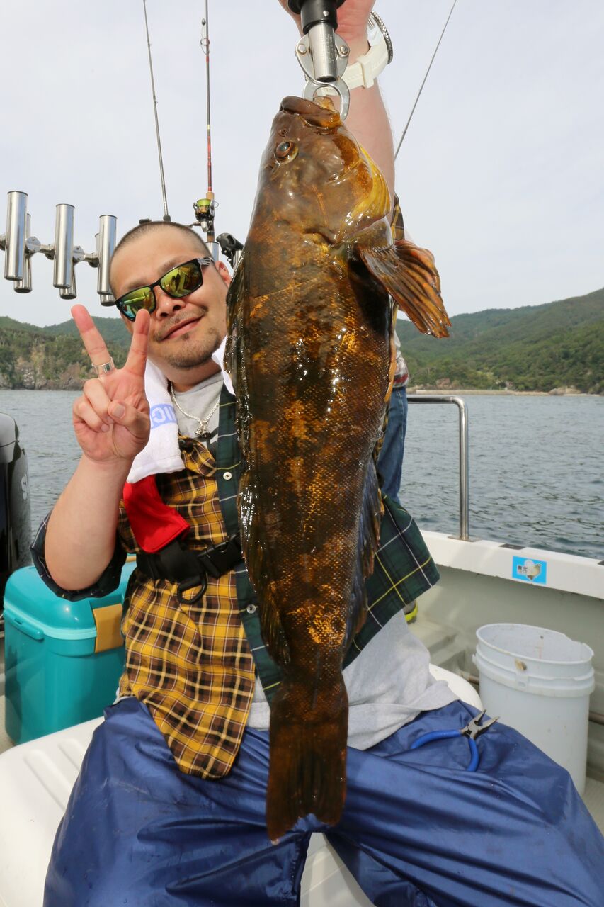 ６月１６日更新 １４日 釣果 ロックフィッシュ 自己記録更新おめでとう 快星丸の釣行記 釣り船 ルアー船