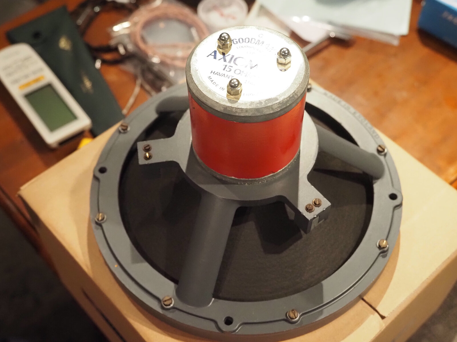 ビンテージスピーカー ： 名機 GOODMANS AXIOM 80 : Kaiser