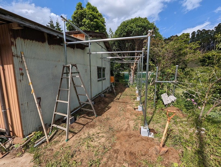 0512t小屋の基本骨格