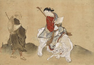 09_山崎女龍《見立普賢菩薩図》