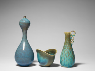 12.《砂時計形花入》、《小鉢》、《飾手付花入》