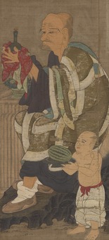⑤十六羅漢像　第１２尊者