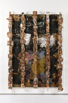 08.大竹伸朗《網膜(ワイヤー・ホライズン、タンジェ)》