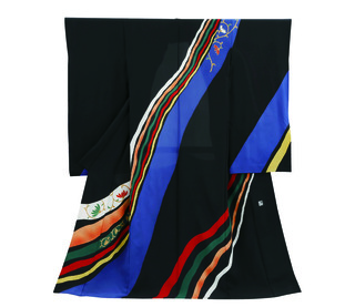 ⑭千總《流線美式天象》（復刻）（2014年、高島屋史料館蔵）