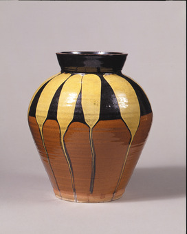 3_3河井寬次郎 流薬壺