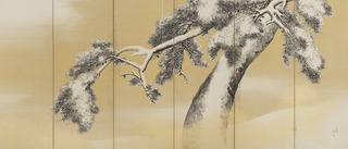 3-1 雪松図屏風 (右隻)