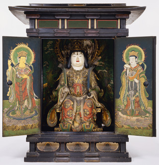 14）重要文化財　吉祥天倚像および厨子