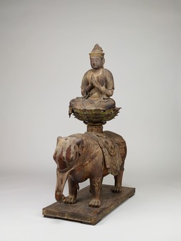 ①普賢菩薩騎象像　大倉集古館　国宝　全体