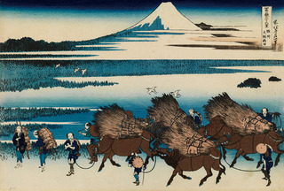 8.葛飾北斎「冨嶽三十六景　駿州大野新田」