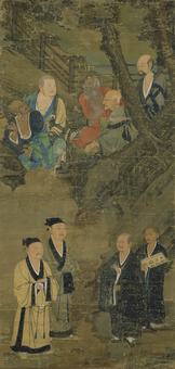 7重文　五百羅漢図　勧進五百羅漢（大徳寺）