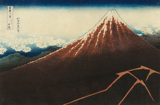 3.葛飾北斎「冨嶽三十六景　山下白雨」吉野石膏コレクション すみだ北斎美術館寄託（通期）