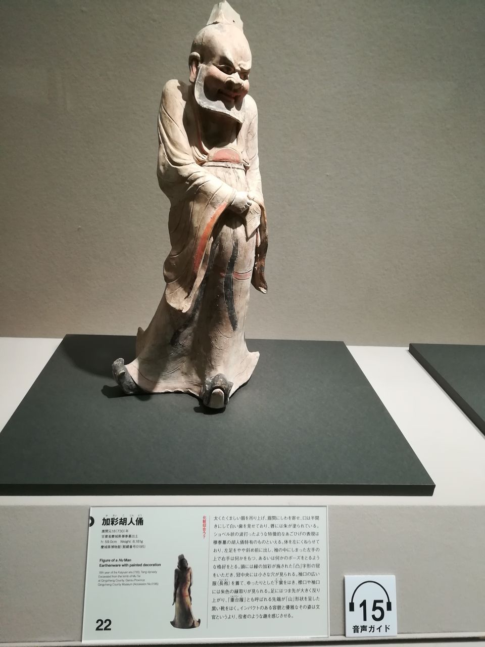 唐代胡人俑 シルクロードを駆けた夢 展|東洋陶磁美術館 : 美術散歩