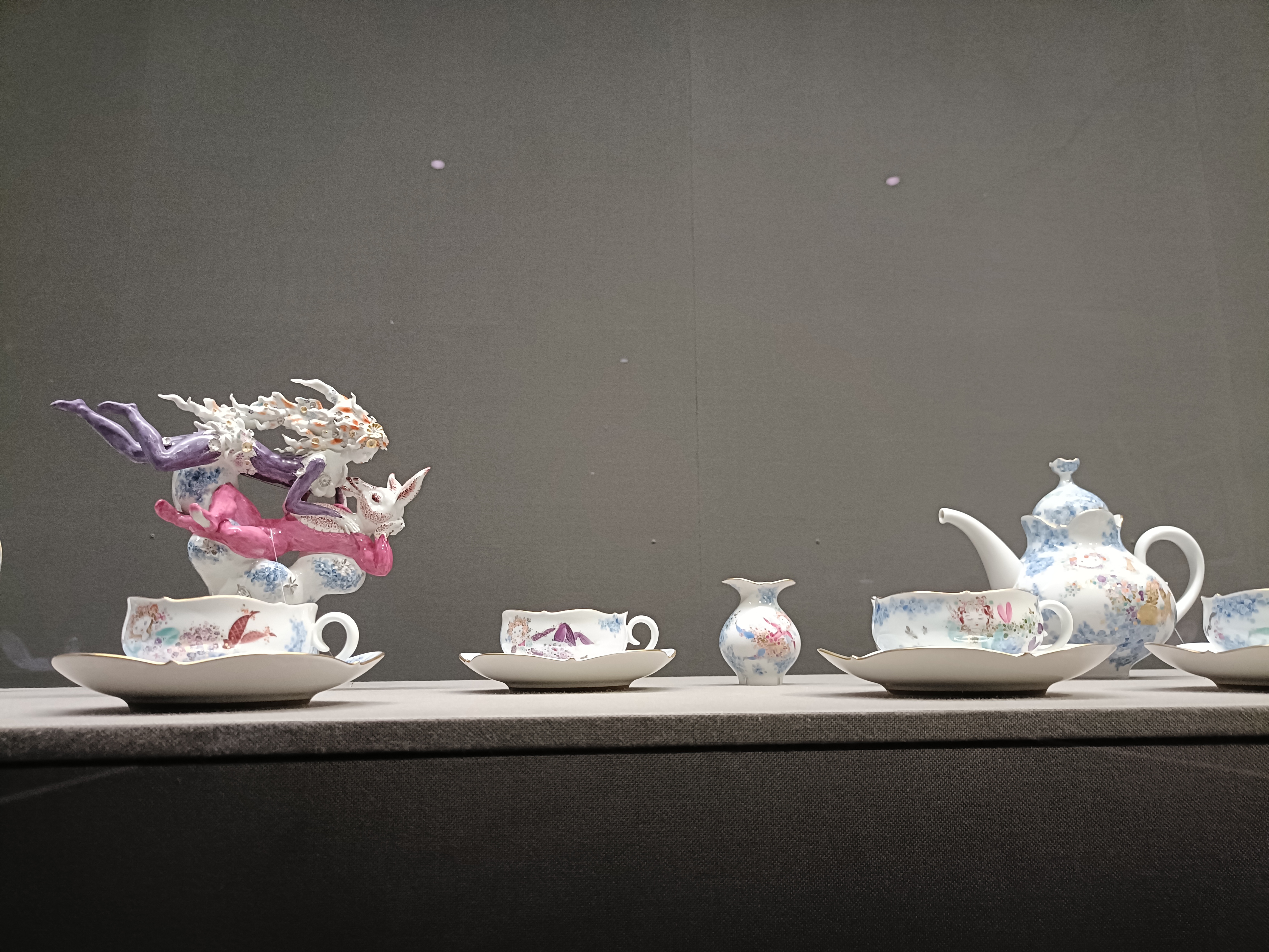 マイセンティーポット Kyoto ヴィクトリアアルバート美術館3つセット