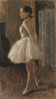 ④小磯良平《踊り子》（1940年頃、神戸市立小磯記念美術館蔵）