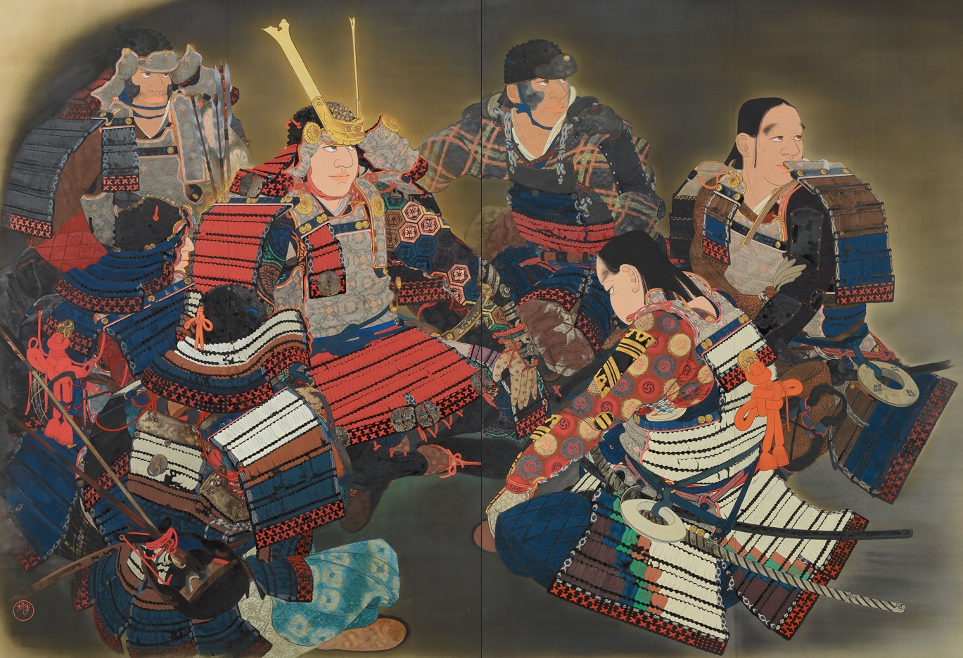 カラフルな武士の日本画 時代を超えて描かれた武士の姿を紹介 大倉集古館「武士の姿・武士の魂