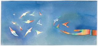 07《『世界人権宣言』表紙 原画》 1988年
