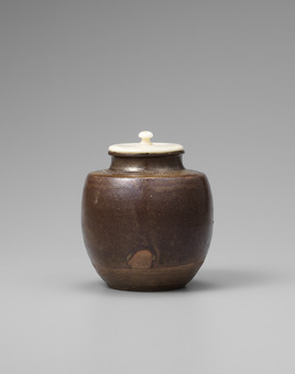 ⑥肩衝茶入　銘 師匠坊　南宋時代　大名物　前田家伝来