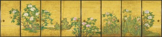 03.牡丹図(部分)